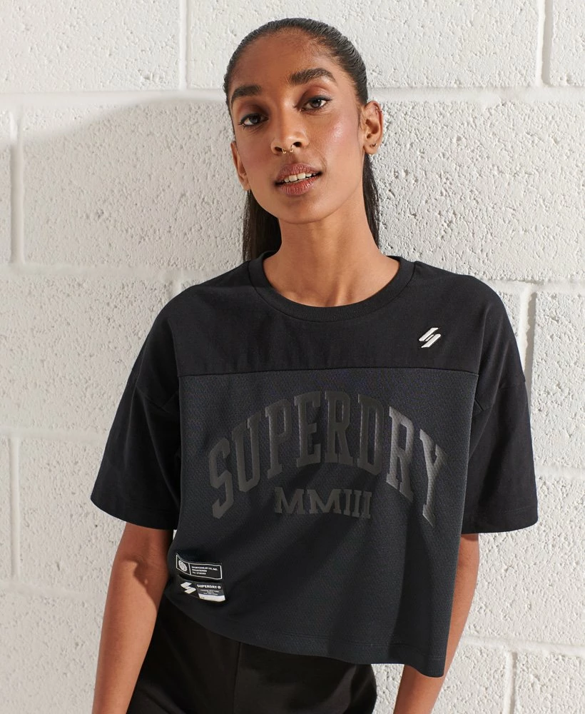 SUPERDRY Varsity Arch Boxy T-Shirt Oregon Green 3 SUPERDRY Varsity Arch Boxy T-Shirt Oregon Green - Image 3