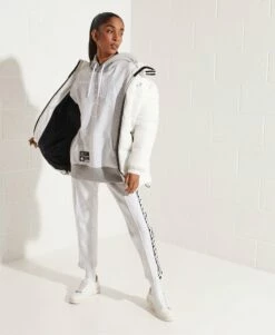 SUPERDRY Varsity Arch Oversized Hoodie Ice Marl