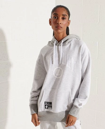 SUPERDRY Varsity Arch Oversized Hoodie Deep Navy 7 SUPERDRY Varsity Arch Oversized Hoodie Deep Navy - Image 7