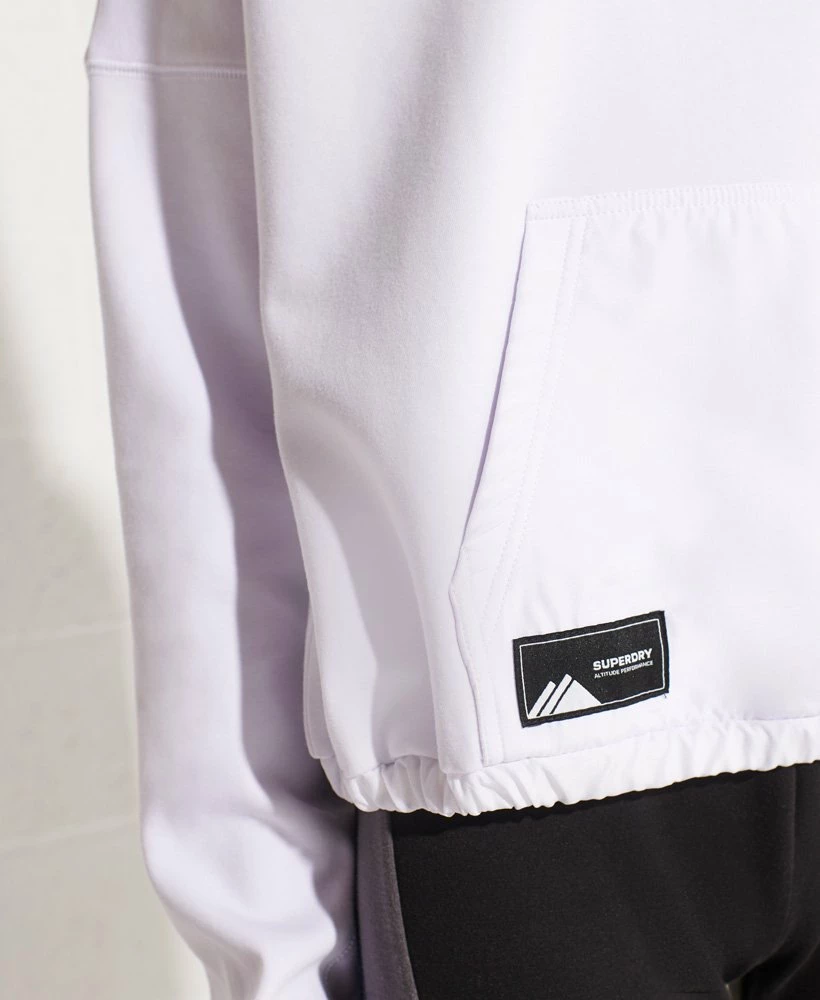 SUPERDRY Mountain Tech Crop Hoodie Jaffa 4 SUPERDRY Mountain Tech Crop Hoodie Jaffa - Image 4