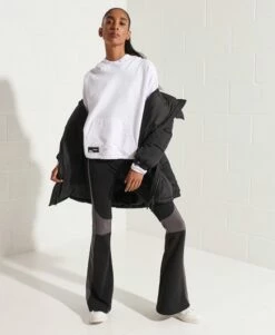 SUPERDRY Mountain Tech Crop Hoodie Jaffa