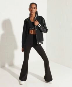 SUPERDRY Wool Varsity Baseball Jacket Navy/ecru