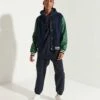 SUPERDRY Wool Varsity Baseball Jacket Varsity Arch Colourblock