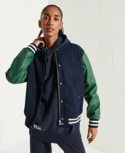 SUPERDRY Wool Varsity Baseball Jacket Navy/ecru 20 SUPERDRY Wool Varsity Baseball Jacket Navy/ecru -Sportswear Sales 2022 upload9223368955665954154