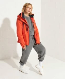 SUPERDRY Ultimate SD Windcheater Jacket Nordic Chrome Navy/risk Red