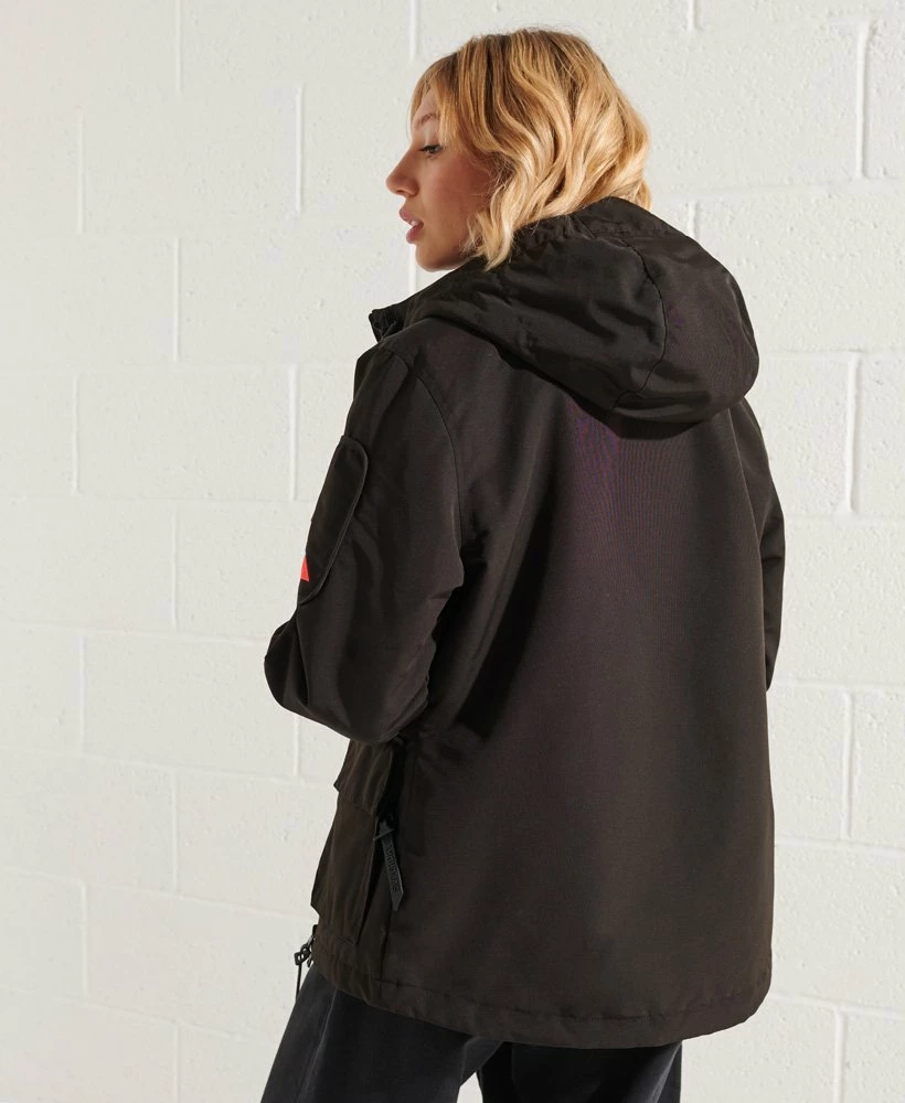 SUPERDRY Ultimate SD Windcheater Jacket Jet Black/fiery Coral 2 SUPERDRY Ultimate SD Windcheater Jacket Jet Black/fiery Coral - Image 2