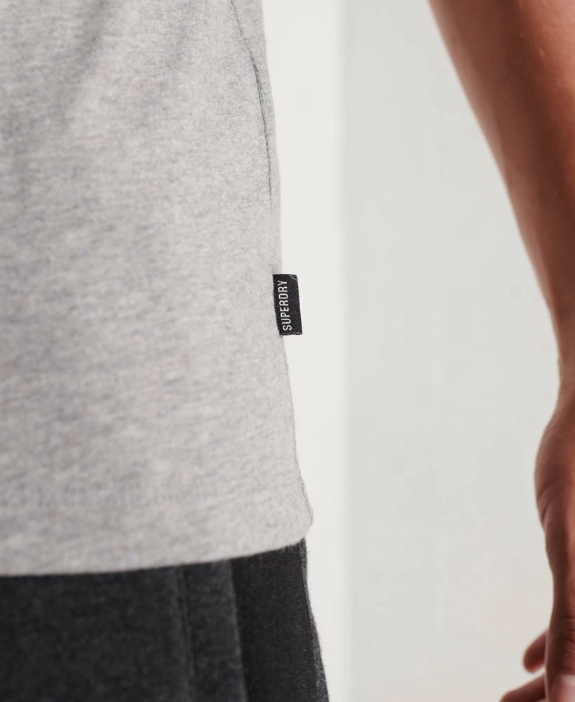 SUPERDRY Unisex Organic Cotton Essential T-Shirt Surplus Goods Olive 4 SUPERDRY Unisex Organic Cotton Essential T-Shirt Surplus Goods Olive - Image 4