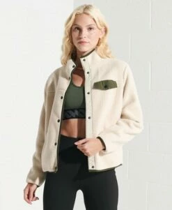 SUPERDRY Expedition Fleece Jacket Pale Oatmeal -Sportswear Sales 2022 upload9223368955665956161 1