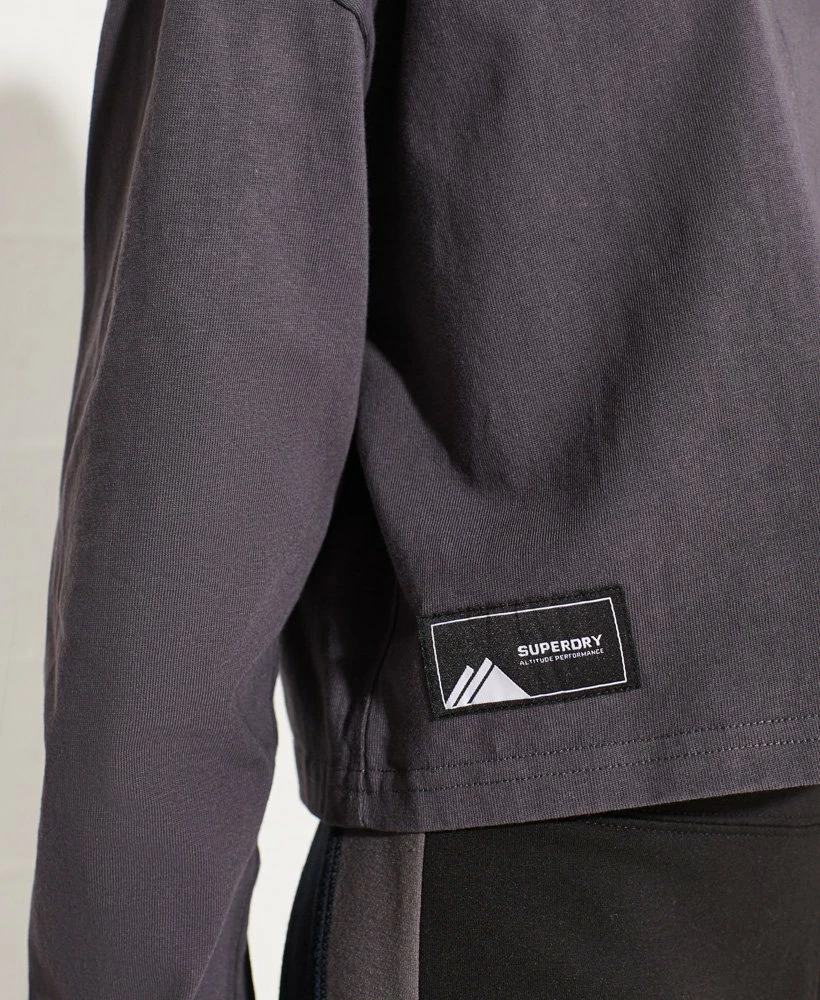 SUPERDRY Mountain Sport Energy Crop Top Charcoal 5 SUPERDRY Mountain Sport Energy Crop Top Charcoal - Image 5