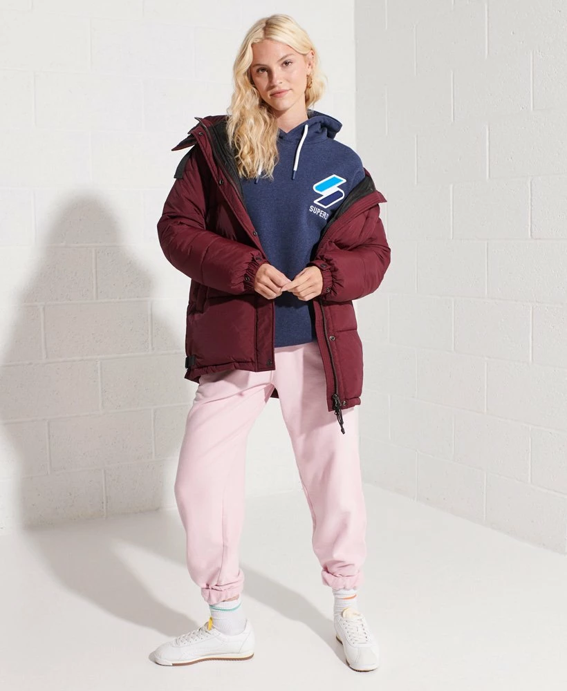 SUPERDRY Code Applique Oversized Hoodie Nautical Yellow Marl 1 SUPERDRY Code Applique Oversized Hoodie Nautical Yellow Marl