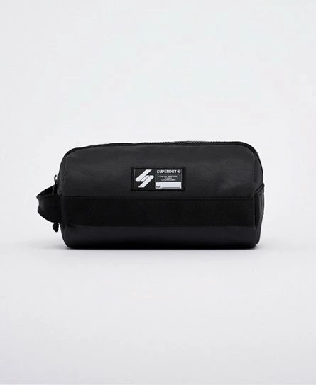 SUPERDRY Unisex Code Wash Bag Black 4 SUPERDRY Unisex Code Wash Bag Black - Image 4