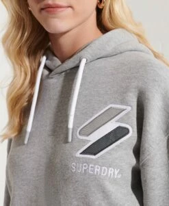 SUPERDRY Code Applique Oversized Hoodie Enamel Green Marl -Sportswear Sales 2022 upload9223368955665957614