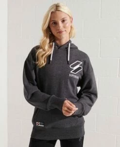 SUPERDRY Code Applique Oversized Hoodie Ice Marl -Sportswear Sales 2022 upload9223368955665957635 3