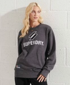 SUPERDRY Code Logo Applique Crew Sweatshirt Hot Pink Marl 17 SUPERDRY Code Logo Applique Crew Sweatshirt Hot Pink Marl -Sportswear Sales 2022 upload9223368955665957668 1