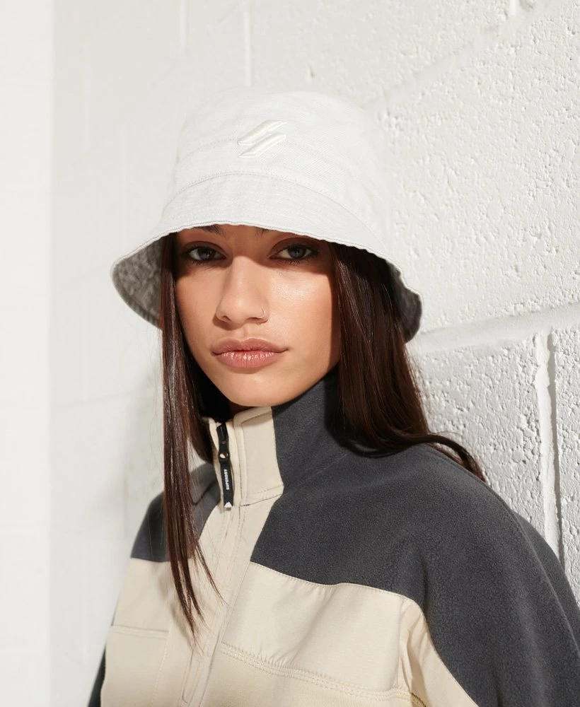 SUPERDRY Unisex Bucket Hat Ice Marl 1 SUPERDRY Unisex Bucket Hat Ice Marl