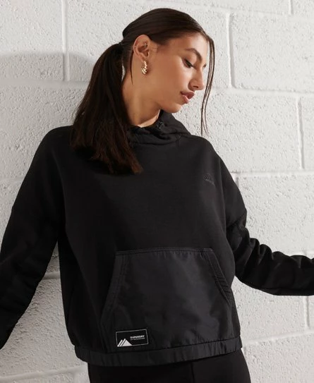 SUPERDRY Mountain Tech Crop Hoodie Optic 8 SUPERDRY Mountain Tech Crop Hoodie Optic - Image 8