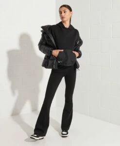 SUPERDRY Mountain Tech Crop Hoodie Jaffa