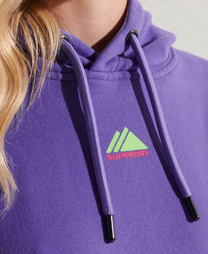 SUPERDRY Mountain Energy Oversized Hoodie Purple Opulence 3 SUPERDRY Mountain Energy Oversized Hoodie Purple Opulence - Image 3