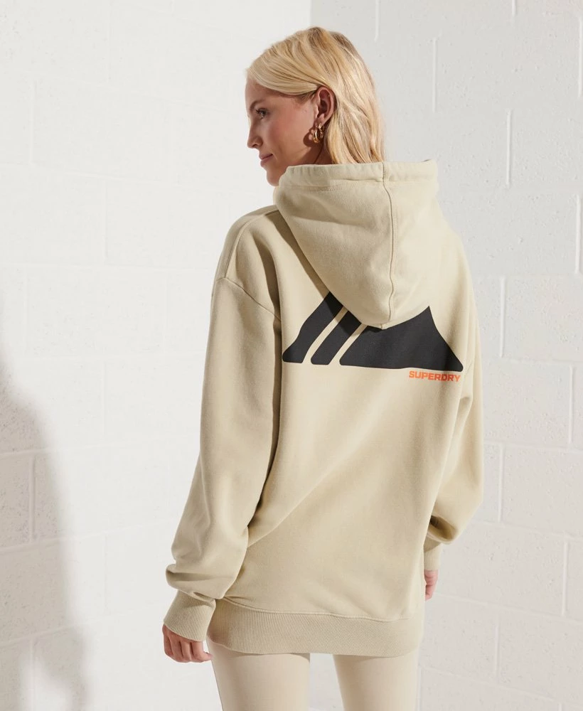 SUPERDRY Mountain Energy Oversized Hoodie Purple Opulence 2 SUPERDRY Mountain Energy Oversized Hoodie Purple Opulence - Image 2