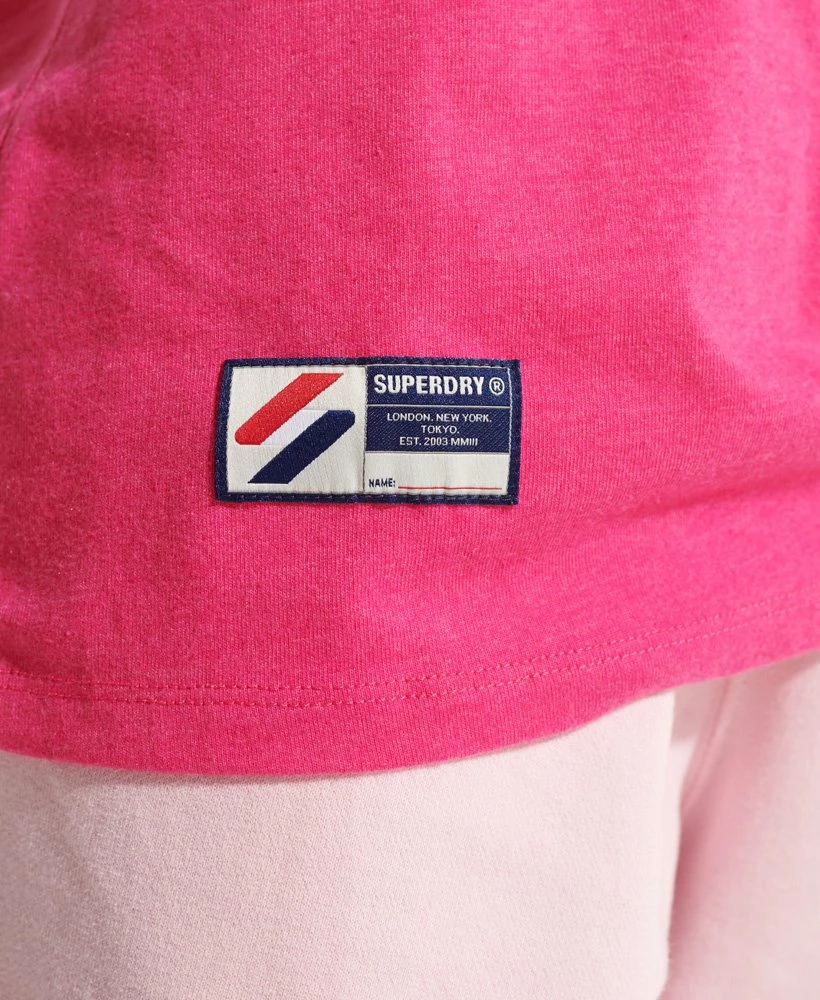 SUPERDRY Code Logo Appliqué T-shirt Low Light Black Grit 3 SUPERDRY Code Logo Appliqué T-shirt Low Light Black Grit - Image 3