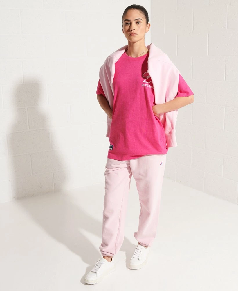 SUPERDRY Code Logo Appliqué T-shirt Low Light Black Grit 1 SUPERDRY Code Logo Appliqué T-shirt Low Light Black Grit