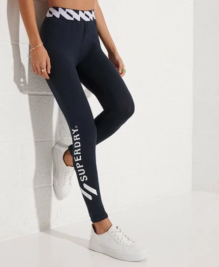 SUPERDRY Code Logo Elastic Leggings Dark Moss 8 SUPERDRY Code Logo Elastic Leggings Dark Moss - Image 8