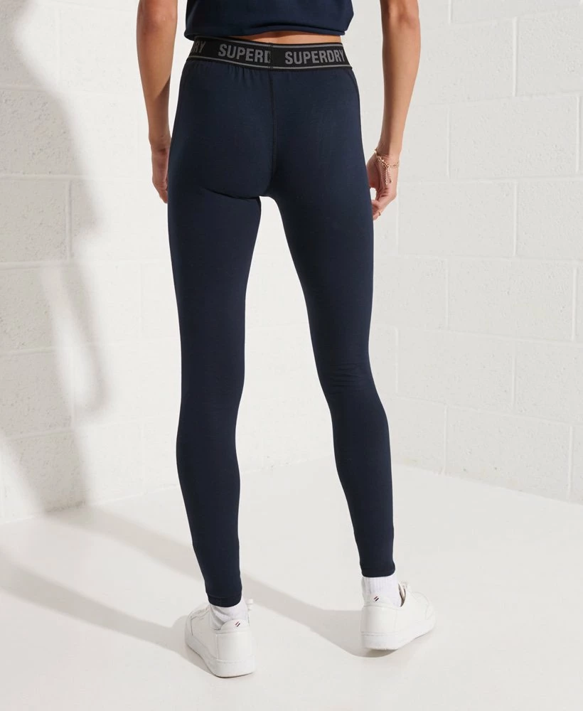 SUPERDRY Independent Tape Leggings Eclipse Navy 2 SUPERDRY Independent Tape Leggings Eclipse Navy - Image 2