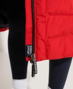 SUPERDRY Arctic Longline Puffer Coat High Risk Red -Sportswear Sales 2022 upload9223368955665963555