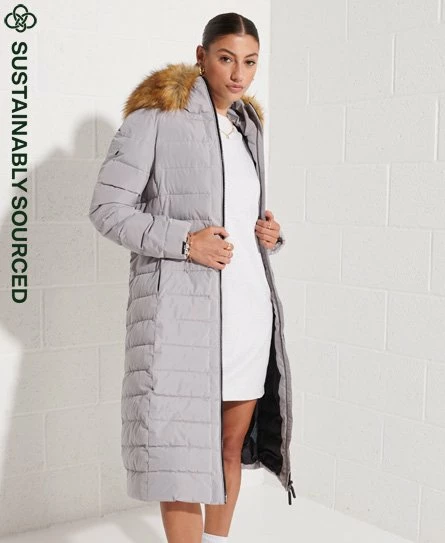 SUPERDRY Arctic Longline Puffer Coat High Risk Red 13 SUPERDRY Arctic Longline Puffer Coat High Risk Red - Image 13