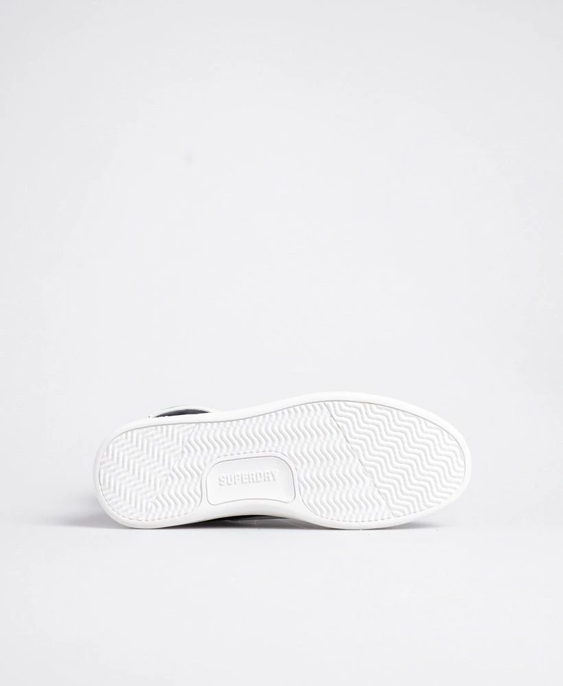 SUPERDRY Vegan Basket Lux Trainers Black/white 4 SUPERDRY Vegan Basket Lux Trainers Black/white - Image 4