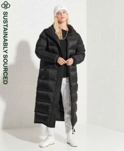 SUPERDRY Code Longline Down Puffer Coat Port -Sportswear Sales 2022 upload9223368955665967583
