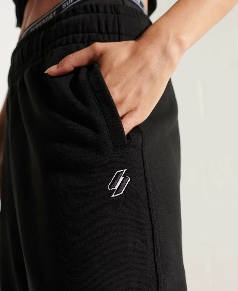 SUPERDRY Organic Cotton Code Essential Joggers Roseate Pink 4 SUPERDRY Organic Cotton Code Essential Joggers Roseate Pink - Image 4