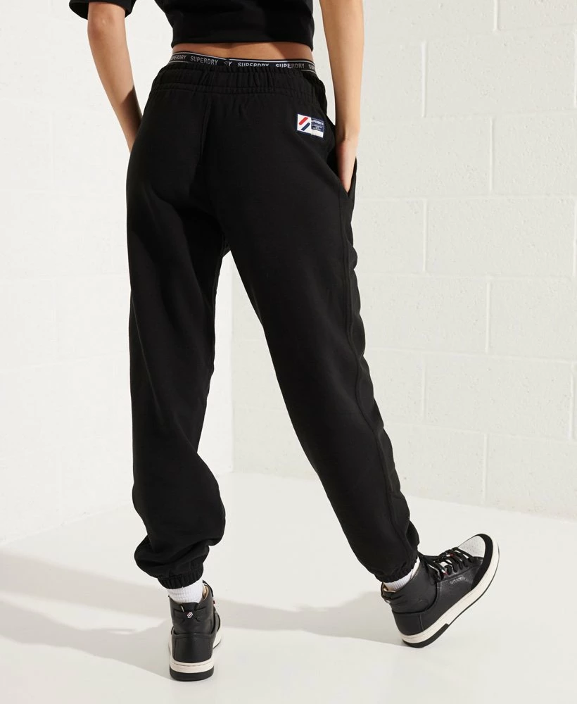 SUPERDRY Organic Cotton Code Essential Joggers Roseate Pink 3 SUPERDRY Organic Cotton Code Essential Joggers Roseate Pink - Image 3