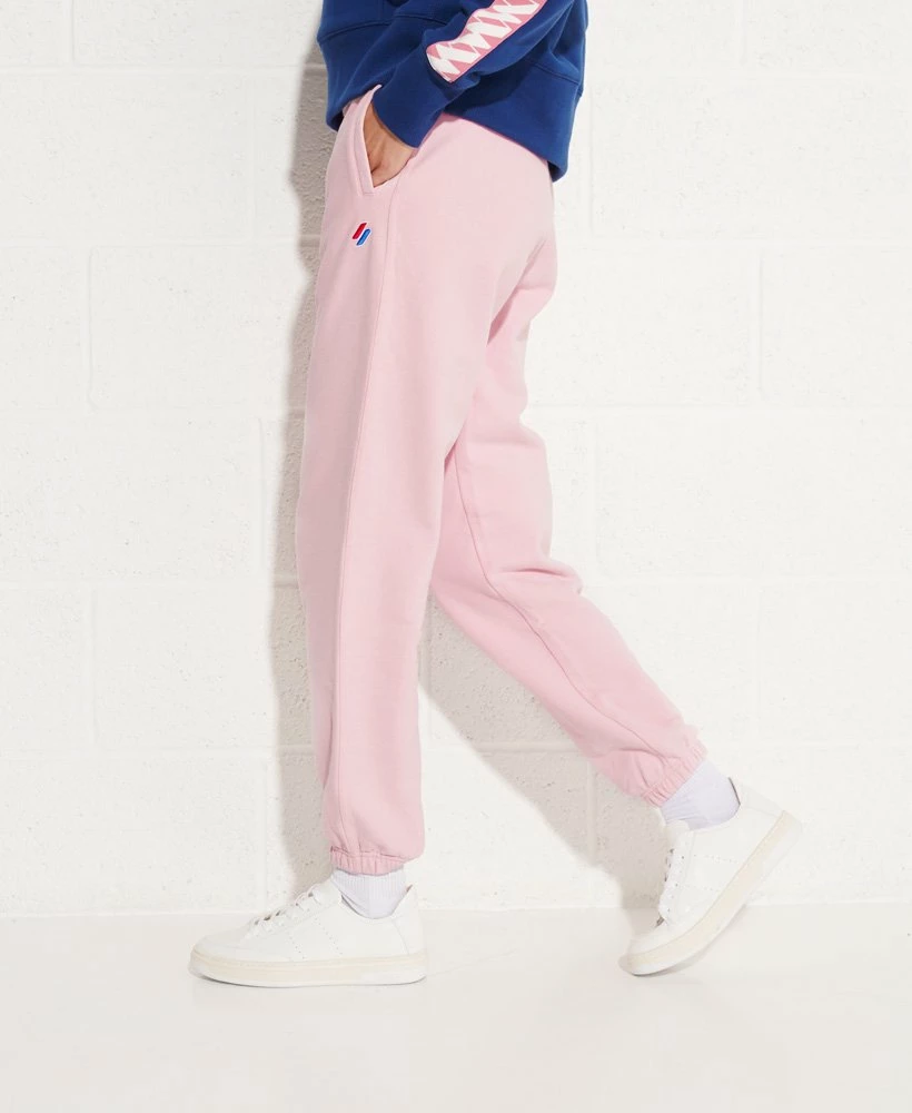 SUPERDRY Organic Cotton Code Essential Joggers Ice Marl 2 SUPERDRY Organic Cotton Code Essential Joggers Ice Marl - Image 2