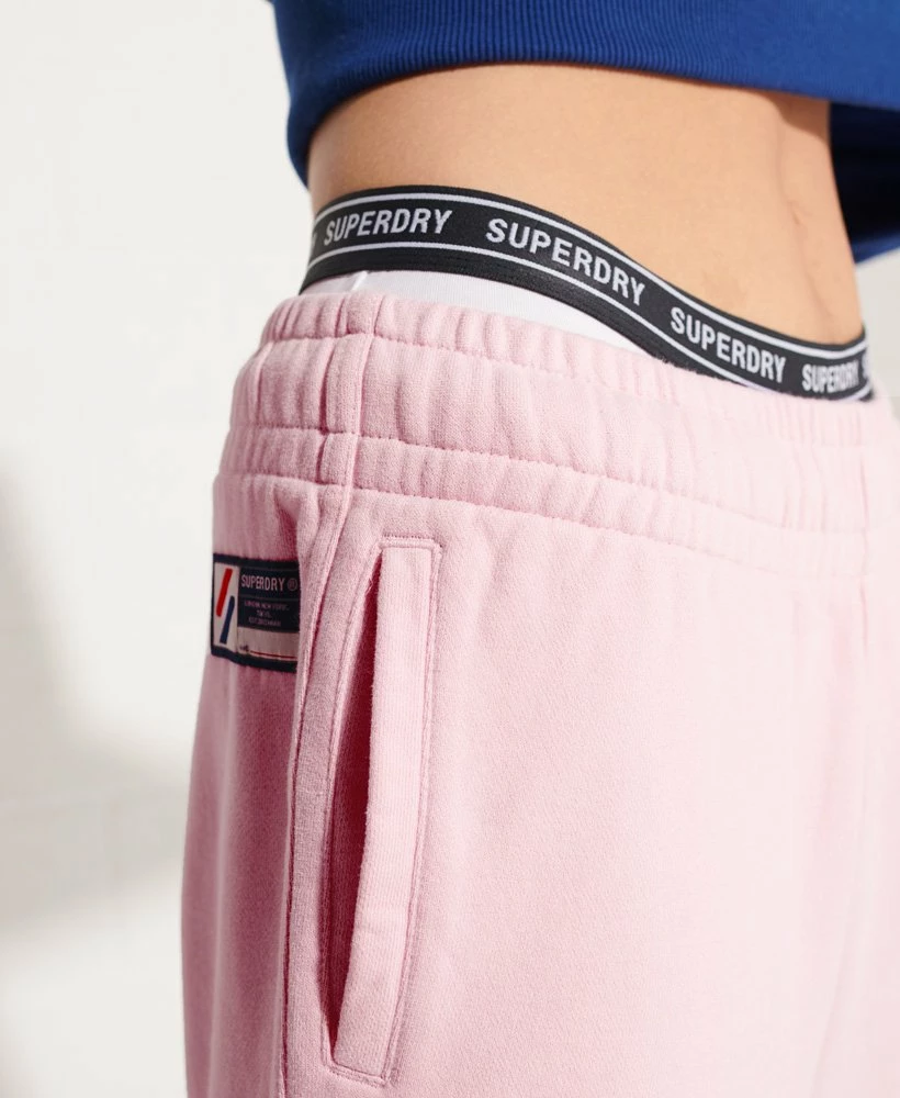 SUPERDRY Organic Cotton Code Essential Joggers Ice Marl 5 SUPERDRY Organic Cotton Code Essential Joggers Ice Marl - Image 5