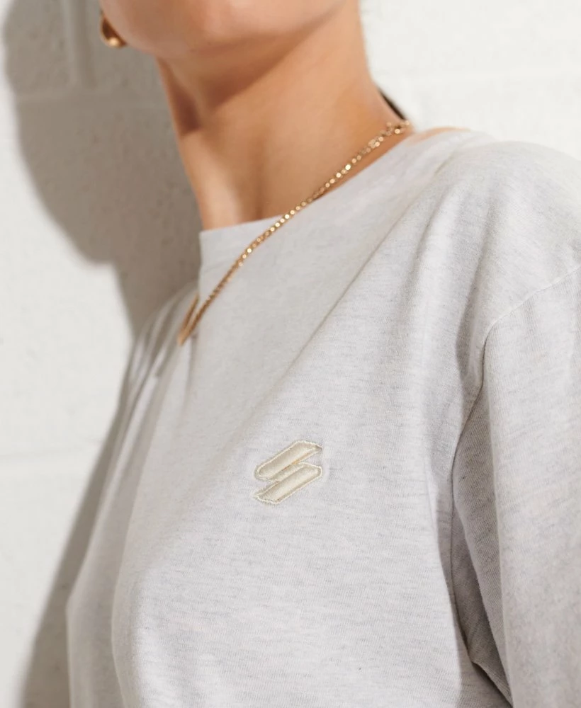 SUPERDRY Organic Cotton Code Essential T-Shirt Dress Black 5 SUPERDRY Organic Cotton Code Essential T-Shirt Dress Black - Image 5