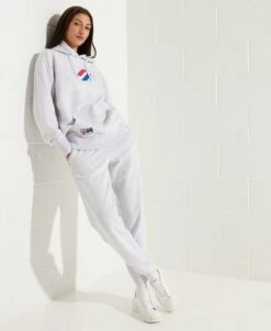 SUPERDRY Organic Cotton Code Essential Joggers Ice Marl
