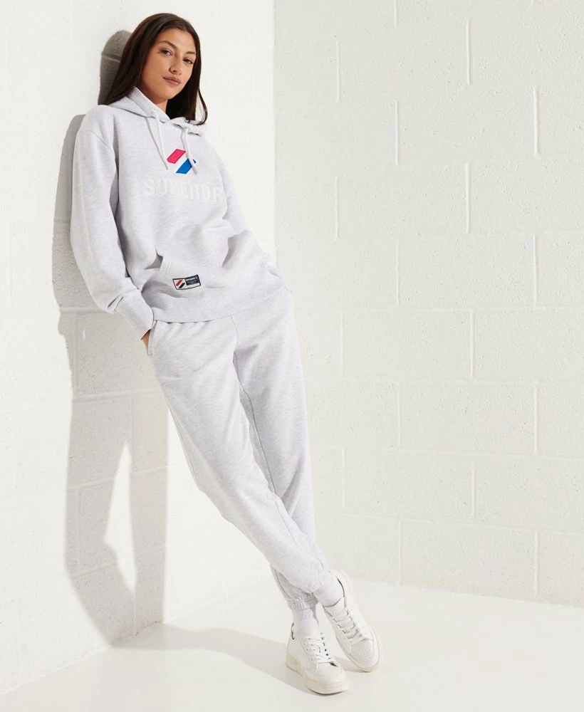 SUPERDRY Organic Cotton Code Essential Joggers Ice Marl 1 SUPERDRY Organic Cotton Code Essential Joggers Ice Marl