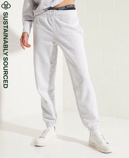 SUPERDRY Organic Cotton Code Essential Joggers Ice Marl 7 SUPERDRY Organic Cotton Code Essential Joggers Ice Marl - Image 7