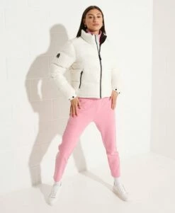 SUPERDRY Luxe Alpine Down Padded Jacket Deep Port