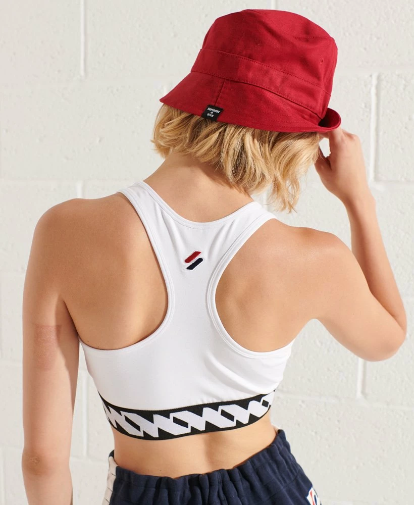 SUPERDRY Organic Cotton Code Elastic Bra Optic 2 SUPERDRY Organic Cotton Code Elastic Bra Optic - Image 2