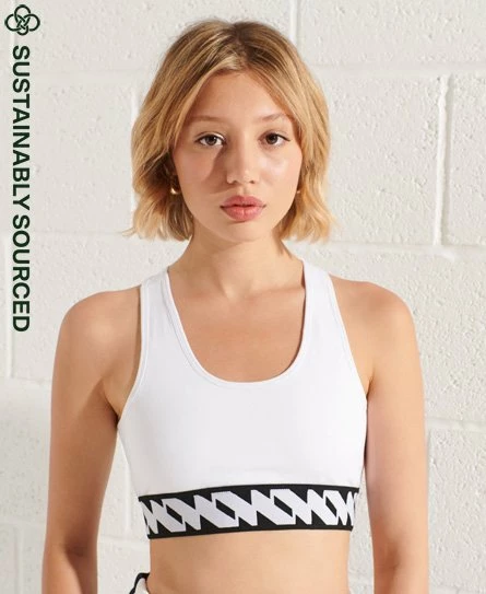 SUPERDRY Organic Cotton Code Elastic Bra Optic 6 SUPERDRY Organic Cotton Code Elastic Bra Optic - Image 6