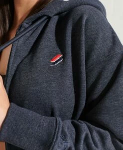 SUPERDRY Code Essential Zip Hoodie Black -Sportswear Sales 2022 upload9223368955665975516