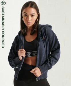 SUPERDRY Code Essential Zip Hoodie Black -Sportswear Sales 2022 upload9223368955665975521