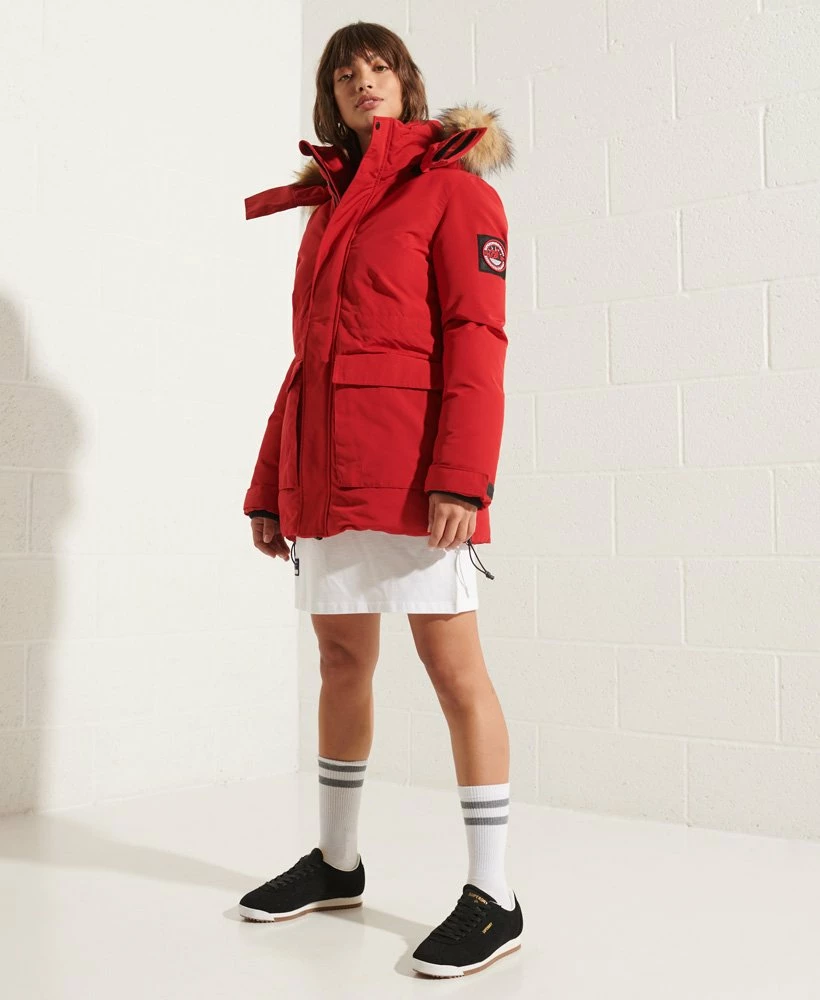 Superdry Code Everest Parka Coat Enamel Green 1 Superdry Code Everest Parka Coat Enamel Green