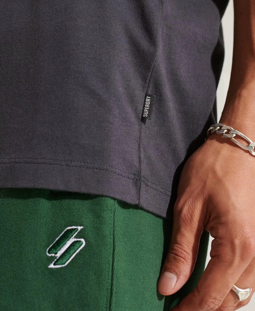 SUPERDRY Unisex Organic Cotton Essential T-Shirt Richest Navy 3 SUPERDRY Unisex Organic Cotton Essential T-Shirt Richest Navy - Image 3