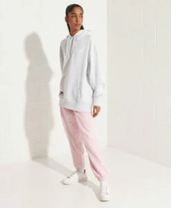 SUPERDRY Organic Cotton Essential Oversized Hoodie Black