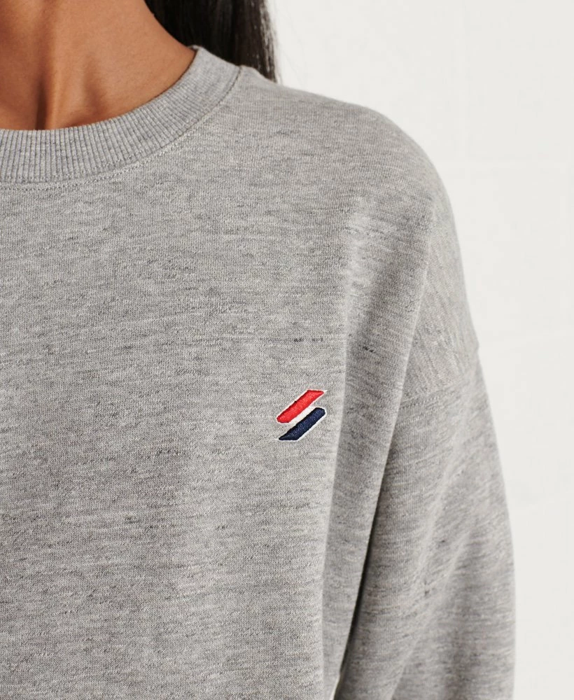 SUPERDRY Organic Cotton Code Oversized Crew Dress Black 4 SUPERDRY Organic Cotton Code Oversized Crew Dress Black - Image 4