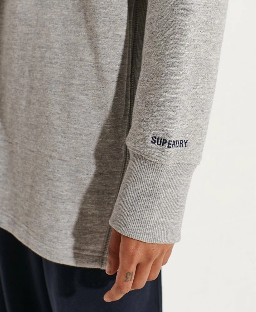 SUPERDRY Organic Cotton Code Oversized Crew Dress Black 5 SUPERDRY Organic Cotton Code Oversized Crew Dress Black - Image 5