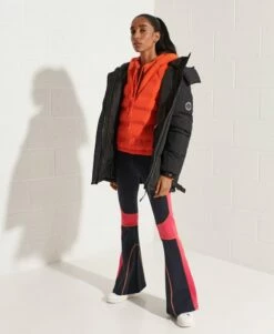 SUPERDRY Expedition Storm Hybrid Hoodie Bold Orange